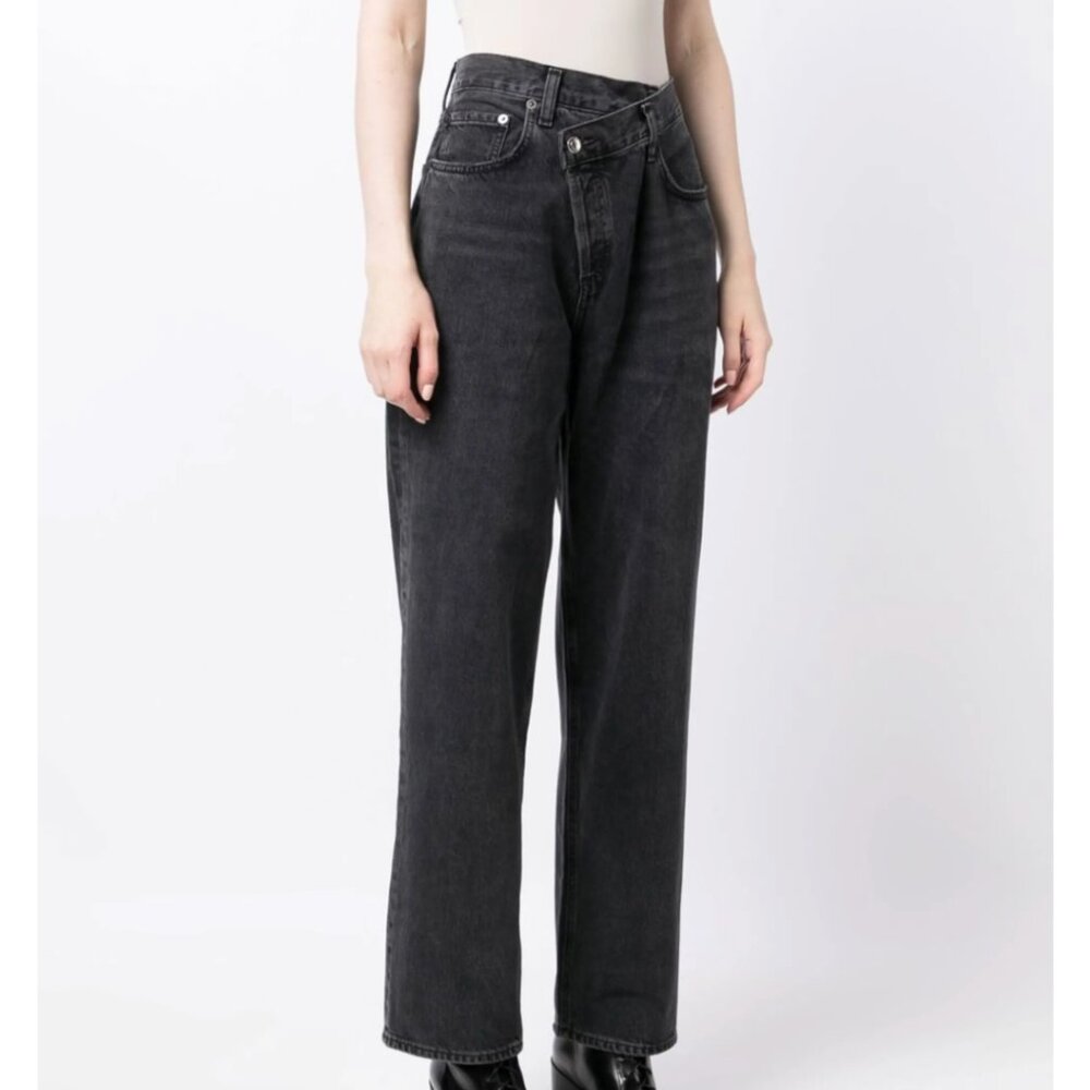 AGOLDE High-waist straight-leg jeans